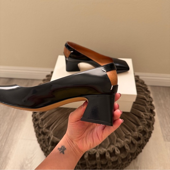Maison Margiela four stitch square toe pumps - Picture 6 of 10